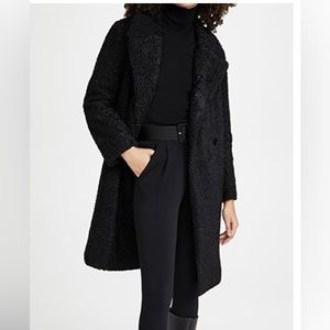 Club Monaco Faux Astrakhan Coat
